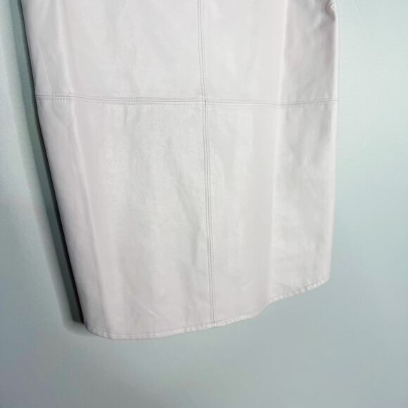 David Lerner Womens Small Light Pink Faux Leather Camisole Tank Top Mixed Media - Picture 3 of 8